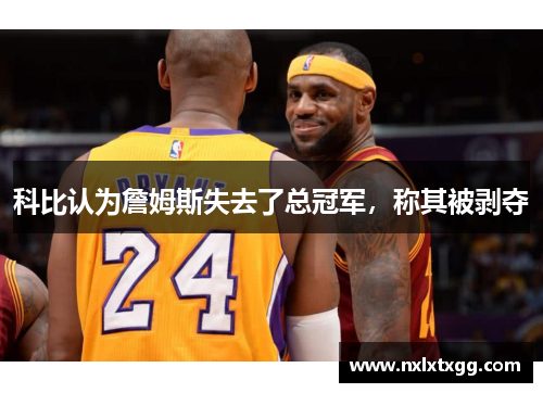 科比认为詹姆斯失去了总冠军，称其被剥夺